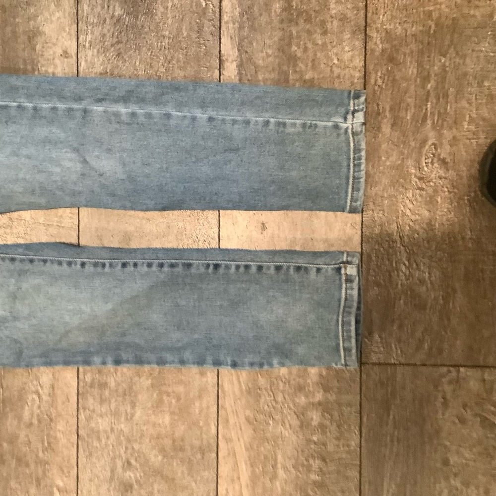 Forever 21 Light Blue Straight Leg Jeans - Picture 2 of 9